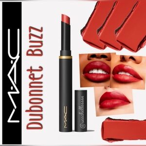 Mac Cosmetics Powder Kiss Velvet Blur Slim Stick Dubonnet Buzz Brand New In Box